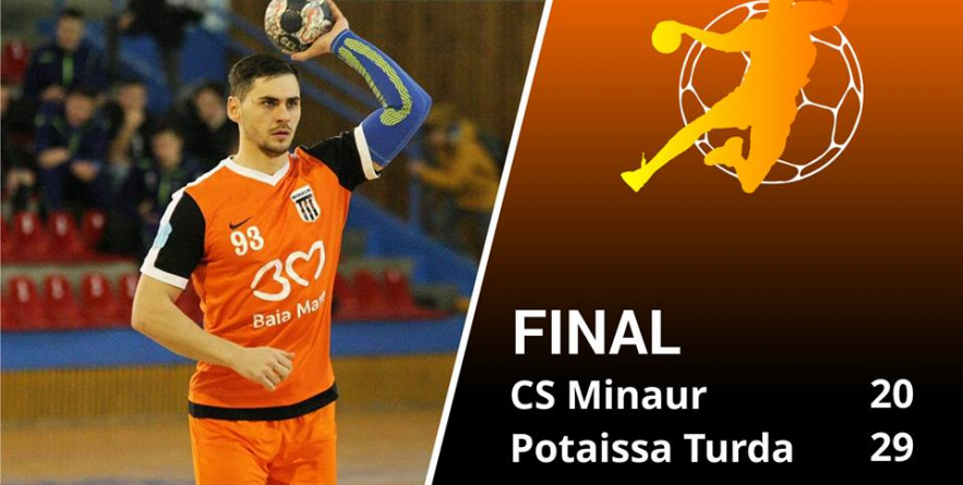 Handbaliștii, tot cu ghinion. Minaur – Turda: 20-29 (10-13)