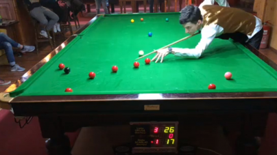 Lorin Druță se impune și în etapa a treia a campionatului local de snooker