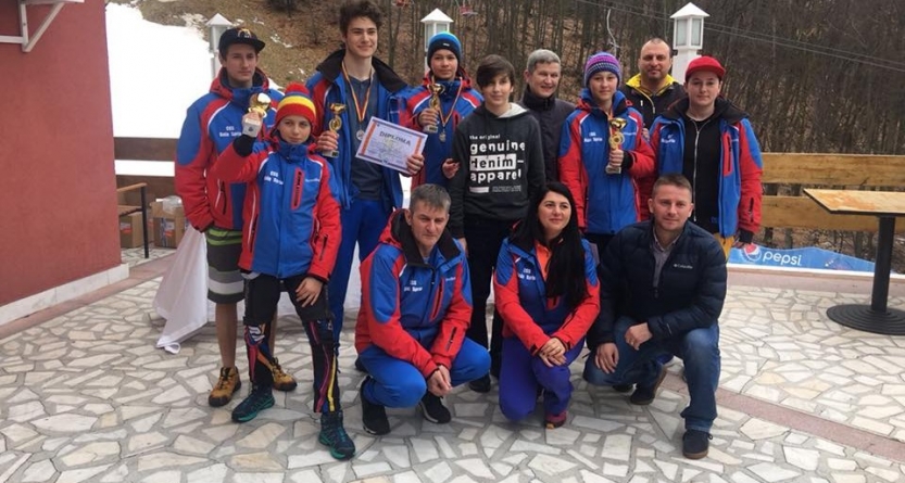 8 medalii pentru CSȘ Baia Sprie la Campionatele Naționale Școlare de Schi Alpin