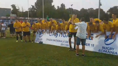 În campionatul național, medalii de aur și bronz pentru tinerii rugbiștii băimăreni