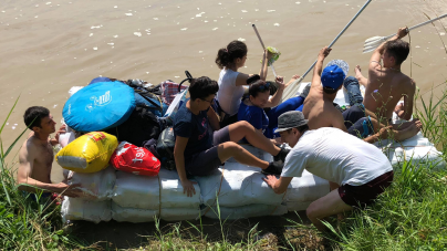 Expediție băimăreană pe Someș cu eco-plute (GALERIE FOTO, VIDEO)