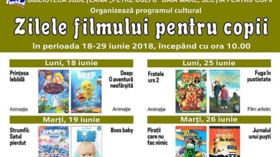 Program de vacanță: ”Zilele filmului pentru copii”