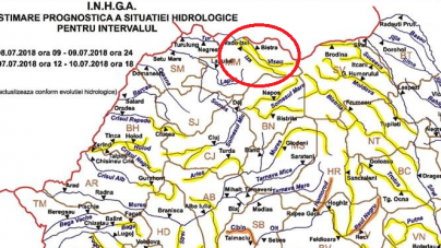 Atenționare hidrologică pentru bazinele Vișeu și Iza