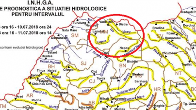 Avertizare hidrologică prelungită până în 11 iulie