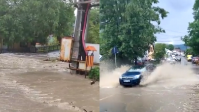 Rupere de nori în Desești (VIDEO)