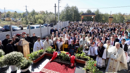 A fost târnosită prima biserică de lemn din Țara Oașului