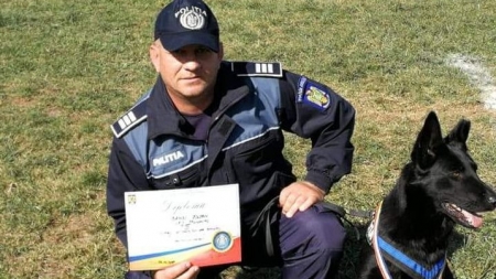 Un polițist și un câine polițist din IPJ Maramureș, medaliați cu bronz