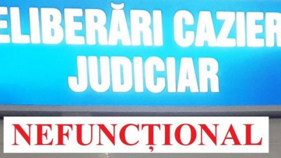 Din cauza unei avarii la sistem, nu se pot elibera certificate de cazier judiciar