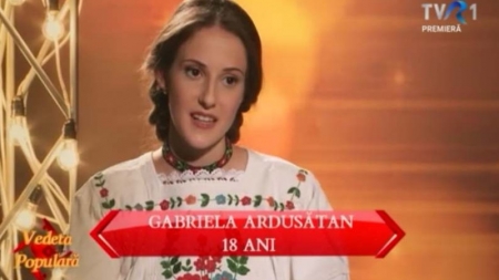 Maramureșeanca  Gabriela Ardusătan  – în semifinale la „O vedetă populară”