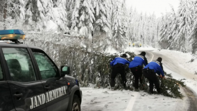 Pasul Prislop, scos din impas de către jandarmi