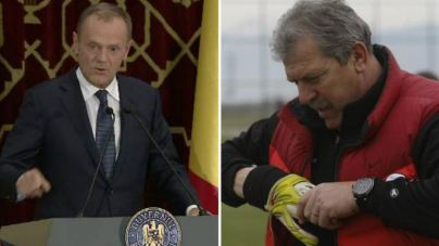 Ca un ardelean serios ce e, Helmuth Duckadam nu i-a rămas dator lui Donald Tusk