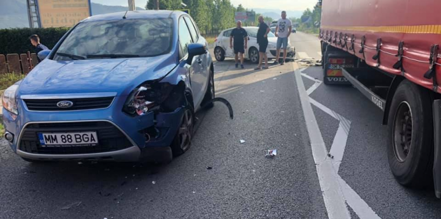 Accident în Recea, cât să genereze un mare deranj în trafic