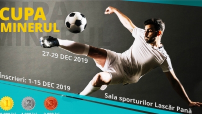 Ediția 2019 a Cupei Minerul la fotbal în sală vine cu premii dublate pentru câștigători