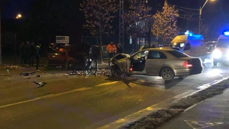 Accident pe strada Oborului