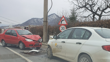 Sărutul de Valentine’s Day, în varianta rutieră