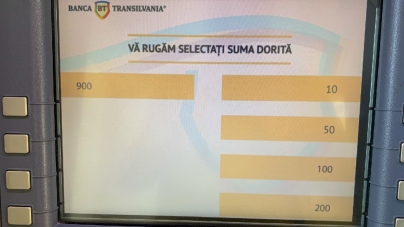 A găsit bani neridicați din  bancomat, i-a predat băncii, iar băimăreanul care i-a uitat și i-a recuperat