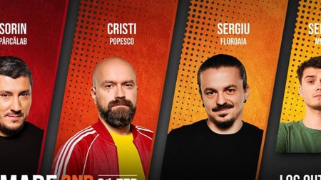 Stand-up comedy  cu casa închisă