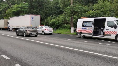 Transportul la control: Verificări, în trafic, în Baia Mare. Sancțiuni în valoare de peste 48.000 de lei în numai patru ore (GALERIE FOTO)