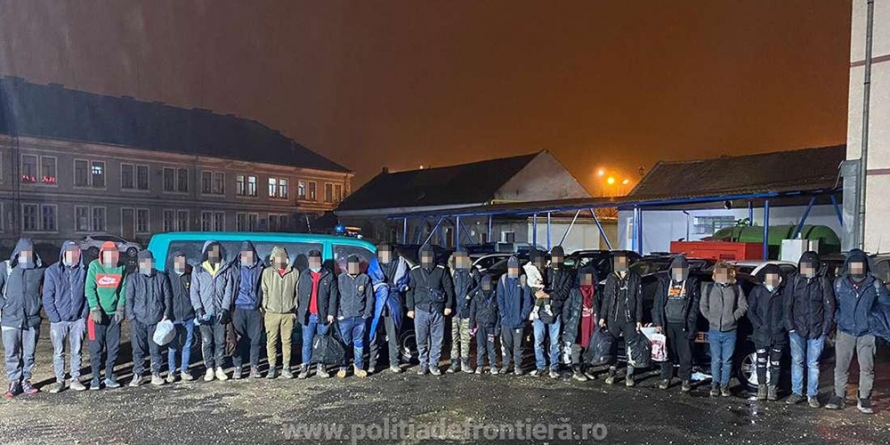 24 de migranți au fost opriți din drumul ilegal spre spațiul Schengen