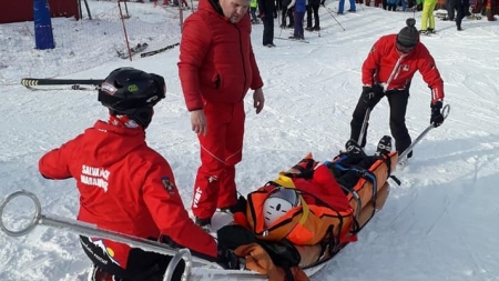 Bilanț de weekend: 11 accidente pe pârtiile de pe domeniul schiabil Cavnic. Recomandările salvatorilor montani în caz de incidente (FOTO)