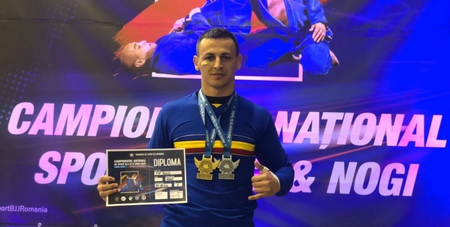 Jandarmul maramureşean Denis Pop – campion/vicecampion la Judo, Sambo și Jiu Jitsu Brazilian (FOTO) 