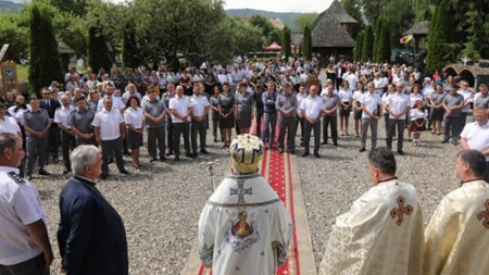 A fost hramul Bisericii „Sf. Voievod Ştefan cel Mare” din incinta Inspectoratului Teritorial al Poliției de Frontieră Sighetu Marmației (FOTO)