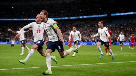 Fotbal, Euro 2020. Anglia s-a calificat în finală, după 2-1 cu Danemarca, în prelungiri