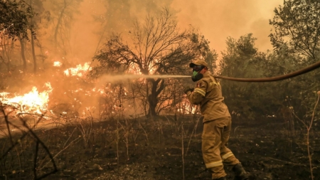 Toate incendiile din Grecia sunt sub control. Anunțul făcut de pompierii eleni