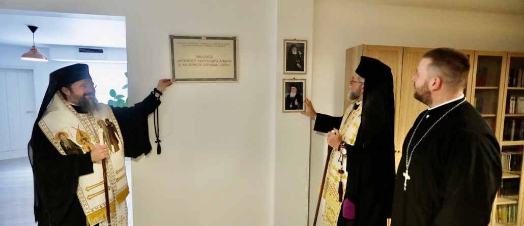 În Bergen, Norvegia, a fost inaugurată biblioteca „Mitropolit Bartolomeu Anania și Arhiepiscopul Justinian Chira” (FOTO)