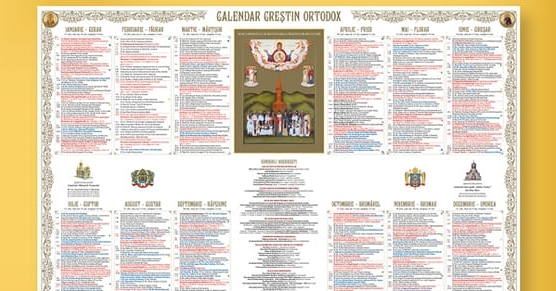 A apărut noul Calendar creștin-ortodox pe anul 2022; De unde se poate achiziționa