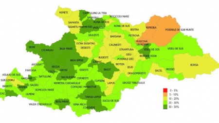 Vaccinarea în județul Maramureș: Baia Mare, aria din apropierea sa, sunt, în prezent, în fruntea topului imunizării anti-COVID-19. Vezi situația pe localități!