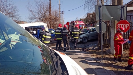 Zilnic accidente de circulație: În județul Maramureș în orașul Baia-Sprie au rezultat total șapte victime în urma unui eveniment rutier. Cum a avut loc acesta!