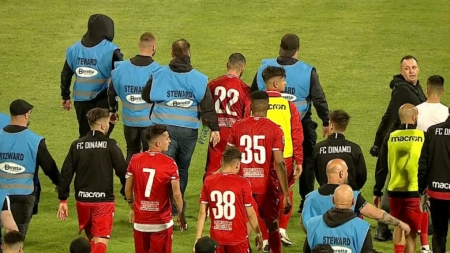 Istorie neagră pentru Dinamo București. Pentru prima oară, a doua cea mai titrată echipă a României retrogradează din Liga 1 la fotbal