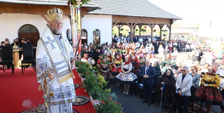 PS Iustin s-a aflat în mijlocul credincioșilor din Certeze în această duminică