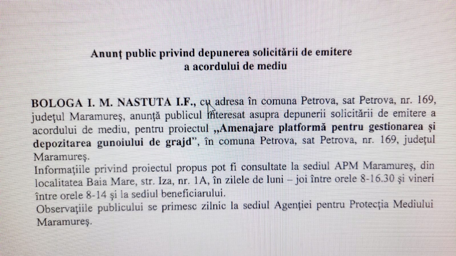 Anunț publicitar 13.10.2022