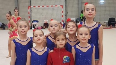 Rezultate bune obținute de fetele de la LPS Baia Mare la Campionatul de ansambluri şi Festivalul Național de gimnastică ritmică