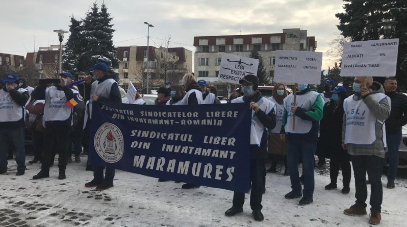 SLIMM organizează un protest ca urmare a nemulțumirilor din rândul angajaților din învățământ