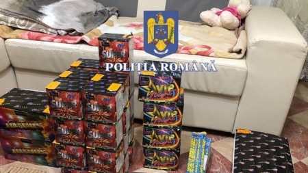 Arsenal întreg de artificii confiscat în Maramureș!