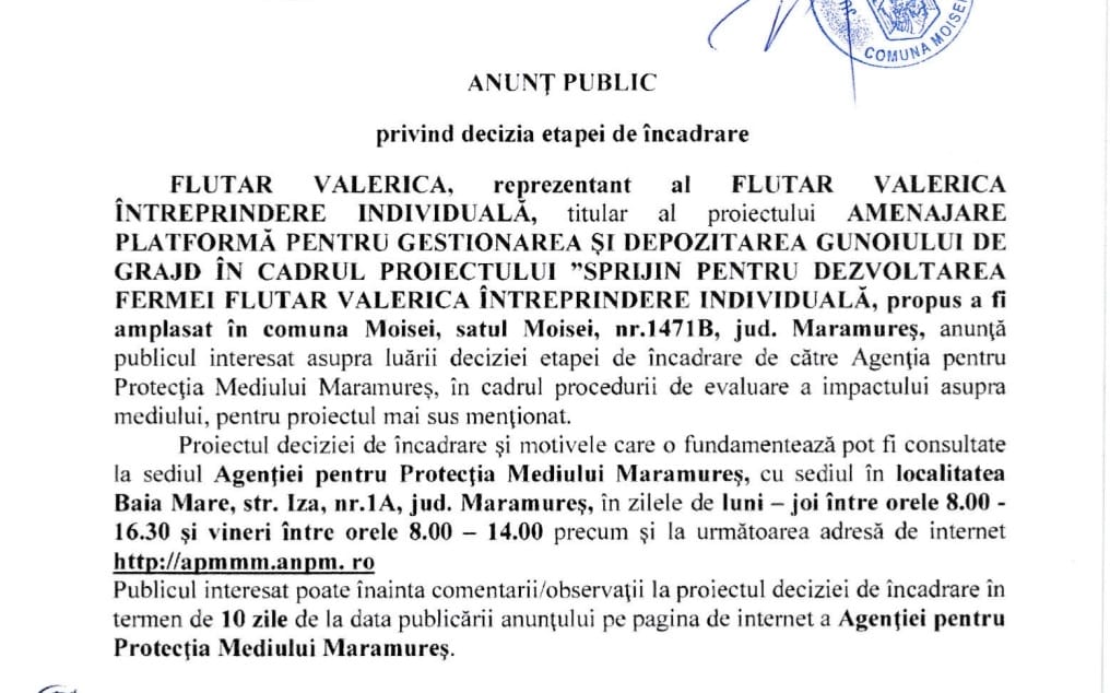 Anunț publicitar 22.02.2023