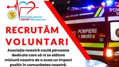 Asociația Pentru SMURD Maramureș recrutează acum voluntari!