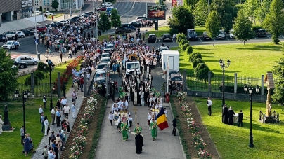 Procesiune de Rusalii în Baia Mare