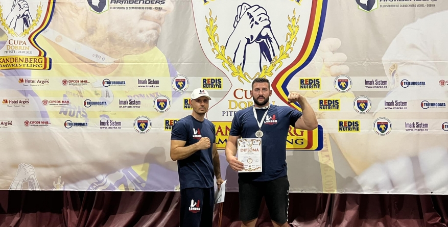 Din nou pe podium: Maramureșeanul Adrian Lupșe, locul II la Cupa României la skandenberg