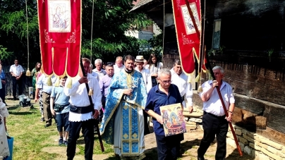 A fost hramul bisericii de lemn monument istoric din Săcălășeni