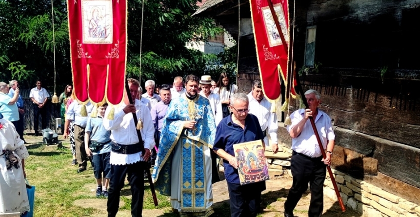 A fost hramul bisericii de lemn monument istoric din Săcălășeni