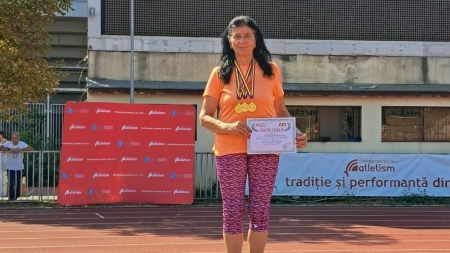 Rezultate deosebite obținute de sportiva maramureșeancă Maria Șter la Campionatul Național de Atletism Master