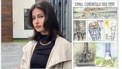 Alessia Lenghel de la Colegiul de Arte Baia Mare, locul III la un concurs național de benzi desenate