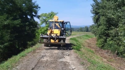 Lucrări realizate la terasamentul Lăpușului în Maramureș