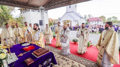 A fost târnosită biserica din Merișor, Protopopiatul Baia Mare