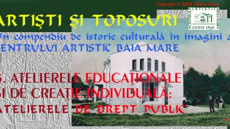 Dr. Tiberiu Alexa: Artiști și Toposuri. Un compendiu de istorie culturală în imagini a Centrului Artistic Baia Mare 1896-2021 (XI)