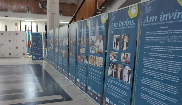 „Am învins” – expoziție care aduce în fața maramureșenilor poveștile de succes ale unor supraviețuitori ai Holocaustului